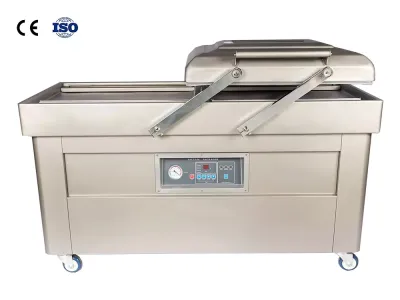 DZ600/2SB ENVASADORA EMPACADORA AL VACÍO DE DOBLE CÁMARA Y 4 BARRAS DE SELLADO DE 600MM