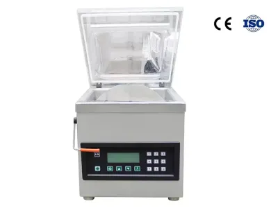 EV260-1D EMPACADORA ENVASADORA AL VACÍO DE CAMPANA DE MESA CON UNA BARRA DE SELLADO DE 260mm (NUEVO MODELO)
