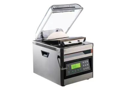 EV260-1N EMPACADORA ENVASADORA AL VACÍO DE CÁMARA DE MESA CON BARRA DE SELLADO DE 260MM