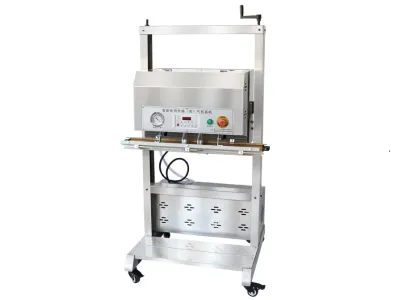 EVE-1000V EMPACADORA VERTICAL DIGITAL AL VACÍO EXTERNA POR SUCCIÓN CON BOQUILLAS INCLINABLE DE ACERO INOXIDABLE DE 1000MM