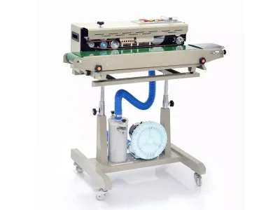 SBC-1000A SELLADORA DE BANDA COTINUA HORIZONTAL CON INYECCIÓN DE AIRE