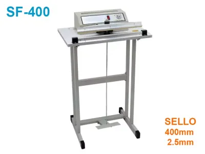 SF-400 SELLADORA DE IMPULSO DE PIE DE 400MM/3MM PARA USO LIVIANO