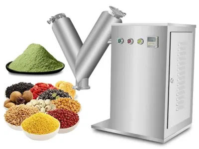 MP-10L MEZCLADOR DE LABORATORIO DE PANTALÓN EN V DE POLVOS SECOS CON TOLVA DE 10L Y CAPACIDAD DE MEZCLA DE 5KG MP-10L MEZCLADOR DE LABORATORIO DE PANTALÓN EN V DE POLVOS SECOS CON TOLVA DE 10L Y CAPACIDAD DE MEZCLA DE 5KG
