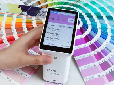 LS137 COLORÍMETRO ANALIZADOR MEDIDOR DE COLOR DE LABORATORIO CON APERTURA 8MM Y PANTALLA 8.9CM /7 ESPACIOS DE COLOR: CIE Lab, Luv, LCh, Yxy, CMYK, RGB, Hex