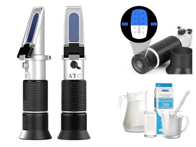 VLT231 REFRACTÓMETRO ÓPTICO PORTÁTIL PARA LECHE CON RANGO 0-20% Y PRECISIÓN DE ±0.2% Y COMPENSACIÓN AUTOMATICA DE TEMPERATURA ATC 10°C~30°C