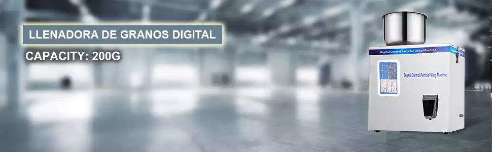 Llenadoras Dosificadoras Digitales Automáticas de Granos, Partículas y Polvo