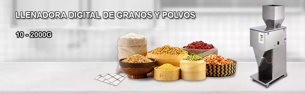 Llenadoras Dosificadoras Digitales Automáticas de Granos, Partículas y Polvo