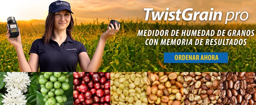 TwistGrain Pro El Mejor Medidor de Humedad con Memoria de Resultados