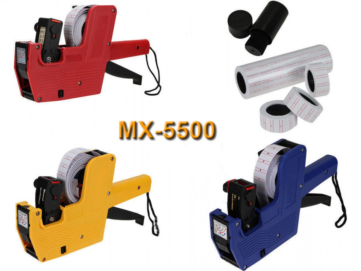 Pistola Prezzi Con Inchiostro Pistola Prezzatrice MX-5500 Con Pistola Prezzi Con Inchiostro Pistola Prezzatrice MX-5500 Con