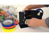 PCB-A PRECINTADORA CIERRA CUELLO DE BOLSAS PLÁSTICAS CON CINTA ADHESIVA / ACERO PINTADO AZUL