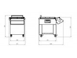 SEM-450 Selladora Profesional Manual de Escuadra con Base 