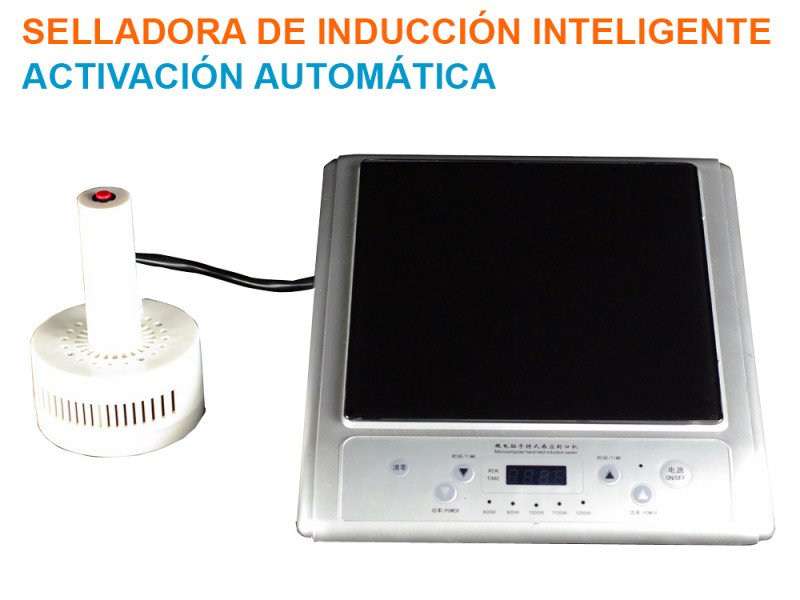 SIM-1200I SELLADORA POR INDUCCIÓN MAGNÉTICA DIGITAL INTELIGENTE CON ACTIVACIÓN AUTOMÁTICA  [ Ø:15-100mm]