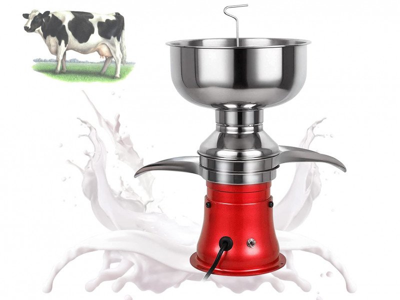 DN-50 SEPARADOR ELÉCTRICO CENTRIFUGO DE CREMA DE LECHE FRESCA 50LPM  ( 12VDC / 110-220VAC)
