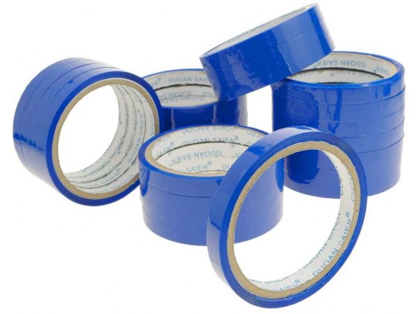 CAP-12x40A CINTA ADHESIVA AZUL PARA PRECINTADORAS CIERRA BOLSAS 12MM / 40M