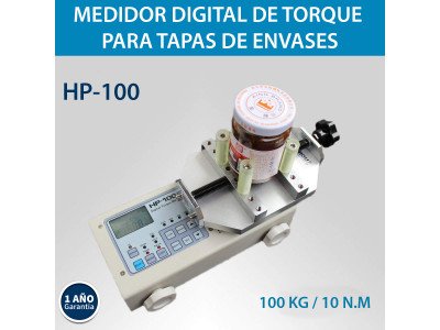 HP-100B Medidor Digital de Torque para Tapas de Envases / Rango: 0.5-100KG o 0.05-10N.M 