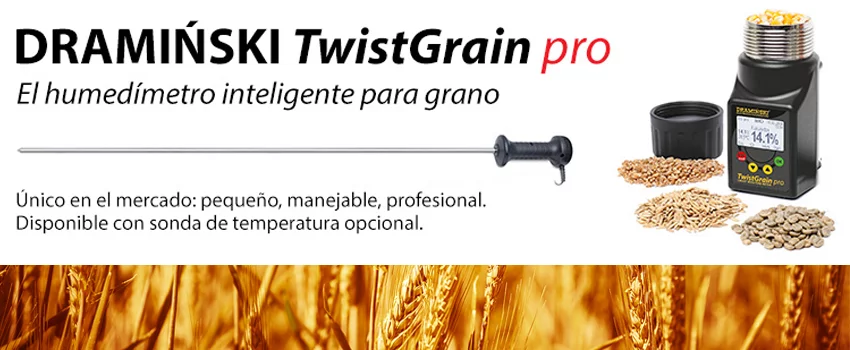 TwistGrain Pro El Medidor de Humedad Inteligente para granos